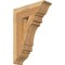 Ekena Millwork Merced Traditional Rough Sawn Bracket, Western Red Cedar, 6"W x 20"D x 28"H BKT06X20X28MRC01RWR - alternate 1